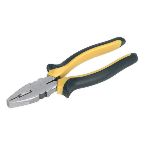 Sealey Combination Pliers Comfort Grip 200mm S0815 | Induction heat treated and hardened steel components. | toolforce.ie