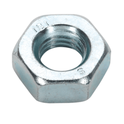 Sealey Steel Nut M10 Zinc Pack of 100 SN10