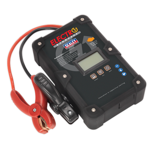 Sealey ElectroStart® Batteryless Power Start 800A 12V E/START800 | Innovative patented technology with no internal battery so no need to wait hours for the unit to charge before use.  | toolforce.ie