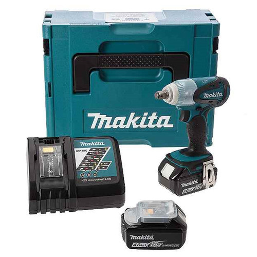 Makita 18v Impact Wrench 2x 4.0ah MAKDTW251RMJ | Ideal for steel fabrication, steel erection or for automotive work. | toolforce.ie