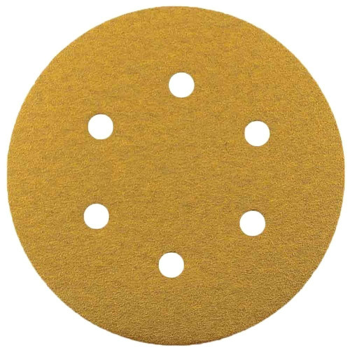 4CR Gold P500 150mm Sanding Disc Hook & Loop 3050.0500 round mm to suit  Dual Action Orbital Sander box 100 body shop car repair vacuum