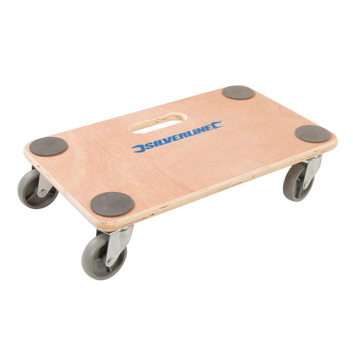 Silverline Platform Dolly 150kg 647896, General purpose dolly platform enables easy movement of heavy or awkward items | Toolforce