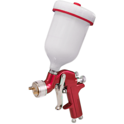 Sealey Gravity Spray Gun Professional Gravity Feed S714G | Gold Edition Professional Spray Gun Suitable for applying finishing coats. | toolforce.ie