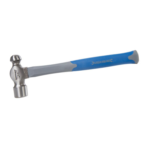 Silverline Ball Pein Hammer 16oz HA35, Shock-absorbing, high-strength fibreglass shaft with nylon surround.