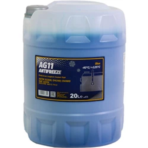 Mannol G11 Coolant Blue 20L MN4011-20, Ensures a reliable protection of metals and alloys (brass, copper, alloy-treated steel, cast iron, aluminium) from all forms of corrosion | Toolforce.ie