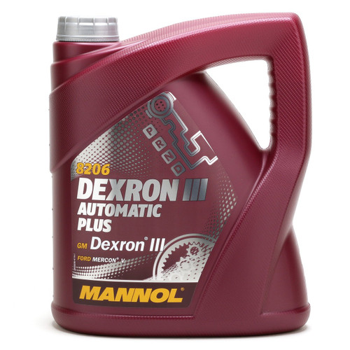 Mannol Dexron III ATF Plus Fluid 4L MN8206-4, Recommended for automatic gearboxes of passenger cars and commercial vehicles requiring the ATF Type Dexron-III H/G/F or Dexron-II E or FORD MERCON V quality oil | Toolforce.ie