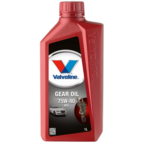 Valvoline 75W80 RPC Gear Oil 1ltr 867968, Contains modern additives to help protect against corrosion, oxidation, foaming, and deposits | Toolforce.ie