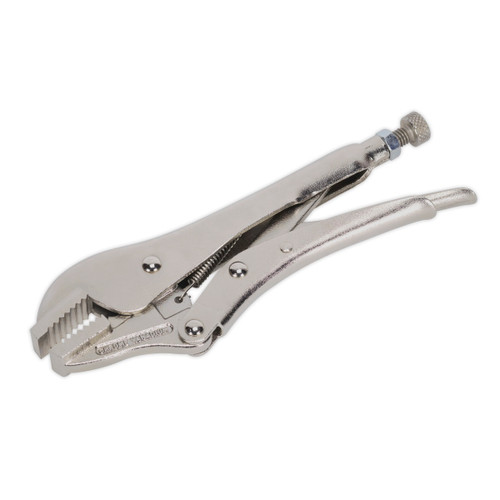 Sealey Locking Pliers Straight Jaws 185mm 0-30mm Capacity AK6822
General purpose pliers with reinforced teeth for a range of applications.