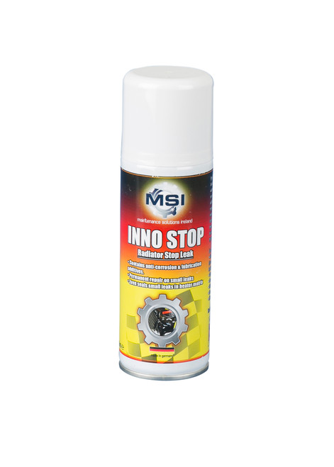 MSI Inno Stop Radiator Stop Leak 250ml NSR, Developed to make fast emergency repairs to leaking radiators and cooling systems | Toolforce.ie