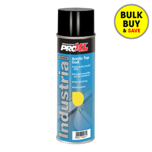 Pro Xl Acrylic Top Coat 500ml John Deere Yellow INDJOHN-YELL, Increased flexibility reducing the possibility of chipping , cracking and peeling | Toolforce.ie