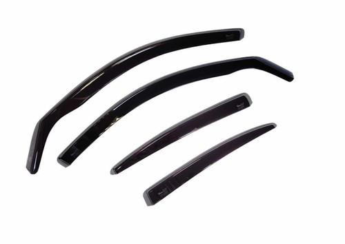 SKODA KODIAQ 5D 2016> TEAM HEKO Wind Deflectors 4 PC Set, In the summer wind deflectors help cool the car down and reduce outside noise from an open window when driving.