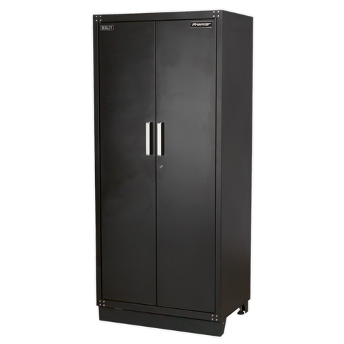 Sealey Modular Full Height Floor Cabinet 930mm Heavy-Duty APMS05, Tough and durable construction with a graphite powder coat finish.