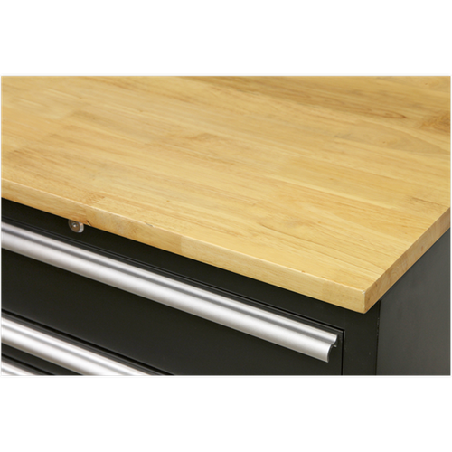 Sealey Hardwood Worktop 1550mm APMS07, Hardwood worktop for use with Model No's APMS02 and APMS04 Floor Cabinets.