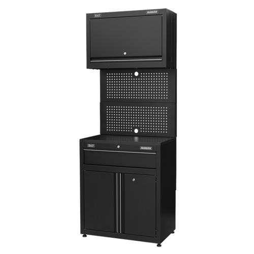 Sealey Modular Stacking Cabinet APMS2HFPS, Hinged flat pack design makes this storage system easy and quick to assemble.