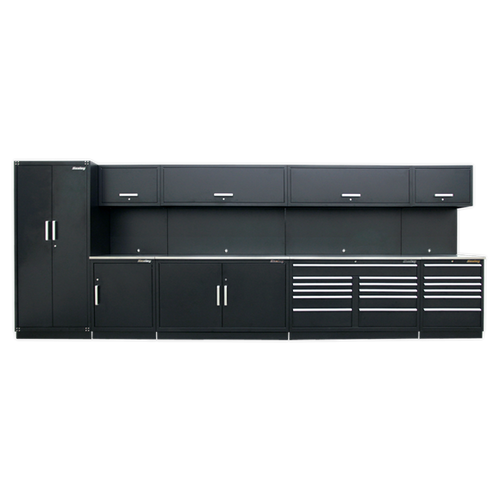 Sealey Modular Tool Box Storage System APMSSTEEL, All steel construction with graphite powder coat finish.