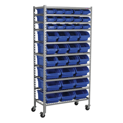 Sealey Mobile Bin Storage System 36 Bins TPS36