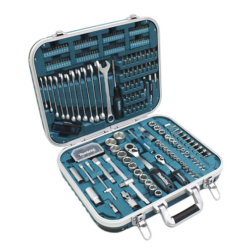 Makita 227 Pc Mechanics Tool Set P-90532 , This versatile tool and accessory kit is ideal for both the professional or DIY users.