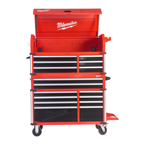 Milwaukee Red Professional Tool Box Open 46"