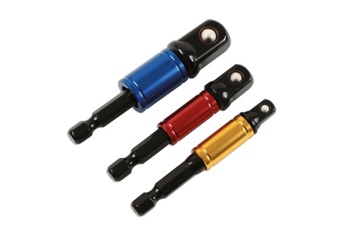 Ideal for use with cordless drills.