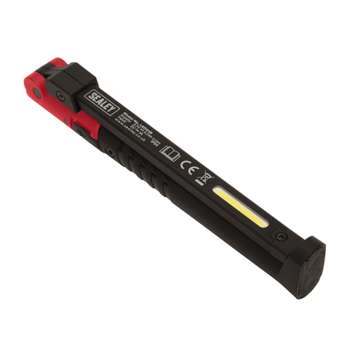 LED Pocket Light Rechargeable (Slimline)-Red LED01R, Lightweight at only 0.081kg | Toolforce.ie