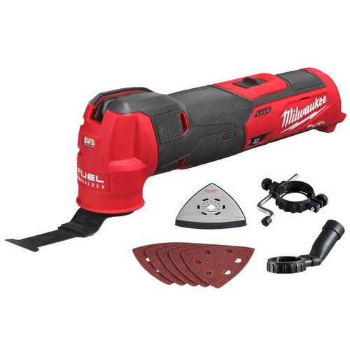 Milwaukee M12 Fuel Multi Tool M12FMT-0 | Adjustable 10,000 to 20,000 opm allow the user to get the perfect cut whatever the material. | toolforce.ie