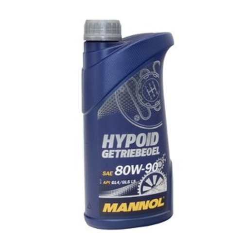 MANNOL 1L 80W-90 HYPOID Gear Oil GL5 LS MAN-101064, Multi-grade high quality transmission oil with mineral basis for high loaded hypoid gearings.