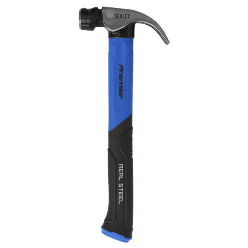 Claw Hammer with Fibreglass Shaft 16oz | Manufactured from drop-forged carbon steel. | toolforce.ie