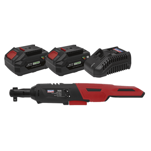 Cordless Ratchet Wrench 3/8"Sq Drive Kit 20V SV20 Series - 2 Batteries | Cordless Rachet Wrench kit - 2 Batteries. | toolforce.ie