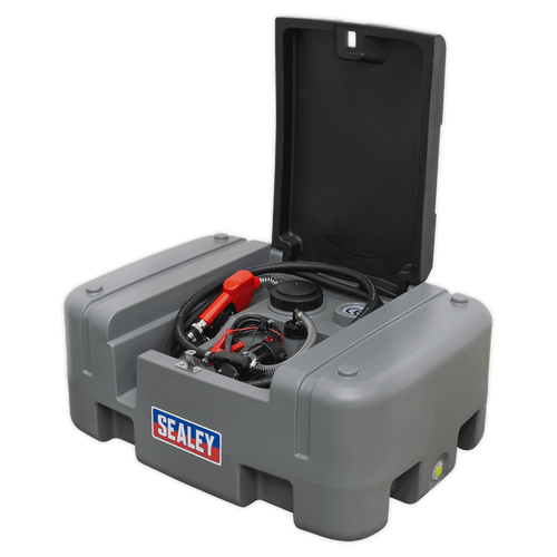 Portable Diesel Tank 200L 12V | Manufactured from HDPE for the safe transportation and dispensing of diesel fuel when refilling on site equipment. | toolforce.ie