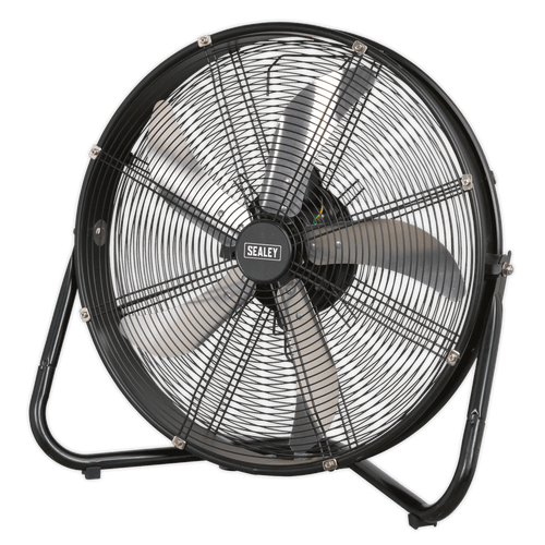 Industrial High Velocity Floor Fan 20" 230V | High velocity fan suitable for movement of huge volumes of air. | toolforce.ie