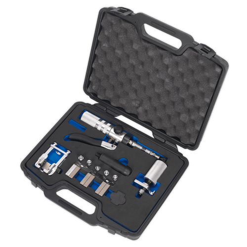 On-Vehicle Hydraulic Brake Pipe Flaring Kit | Produces accurate automotive SAE and DIN flares on 3/16", 4.75mm, 5mm and 6mm brake pipes. | toolforce.ie