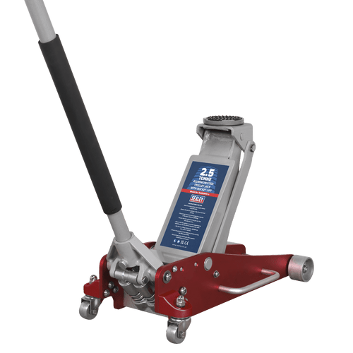 Trolley Jack 2.5tonne Aluminium/Steel Rocket Lift | Made primarily for the motor racing enthusiast, this jack weighs in at just over 25kg. | toolforce.ie