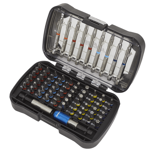 Power Tool Bit Set 71pc Colour-Coded S2 | Manufactured from S2 steel. | toolforce.ie