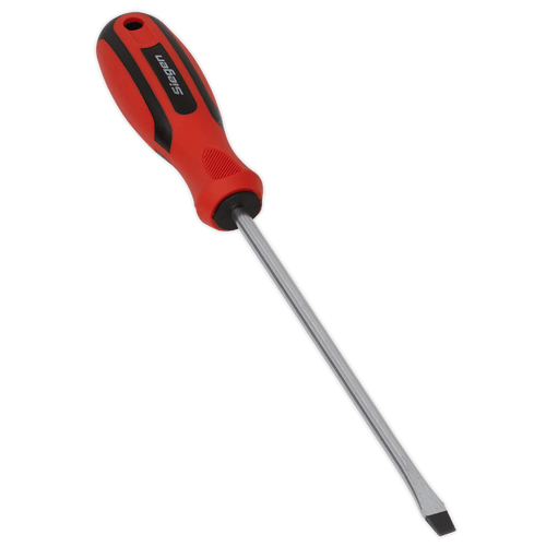 Screwdriver Slotted 6 x 150mm | Chrome Vanadium satin finish shaft with shot blasted and magnetized tip. | toolforce.ie