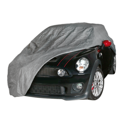 Sealey All Seasons Car Cover 3-Layer - Small SCCS