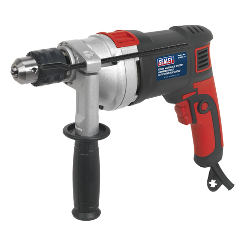 Sealey Hammer Drill 13mm Variable Speed with Reverse 850W/230V SD800