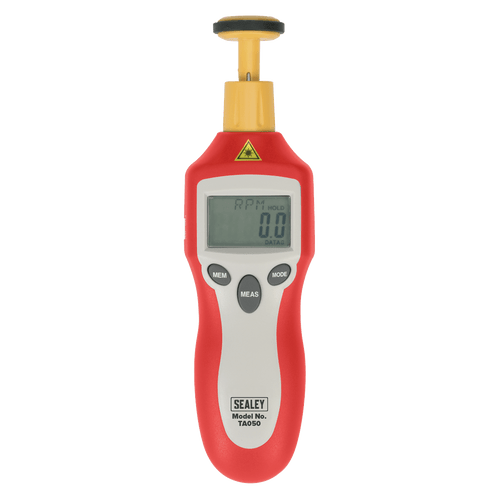 Sealey Digital Tachometer Contact/Non-Contact TA050