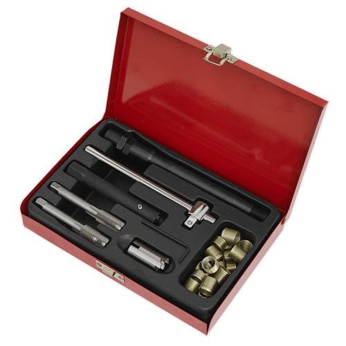 Spark Plug Thread Repair Kit | Comprehensive and time-saving kit of spark plug thread repair tools. | toolforce.ie