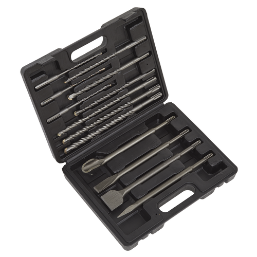 Sealey SDS Plus Drill Bit & Chisel Set 13pc WDCS