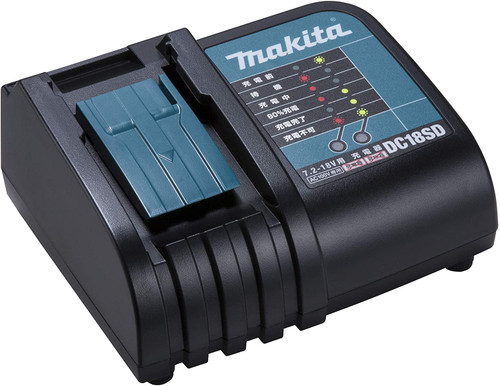 The DC18SD Will charge 18v and 14.4v LXT slide batteries from Makita