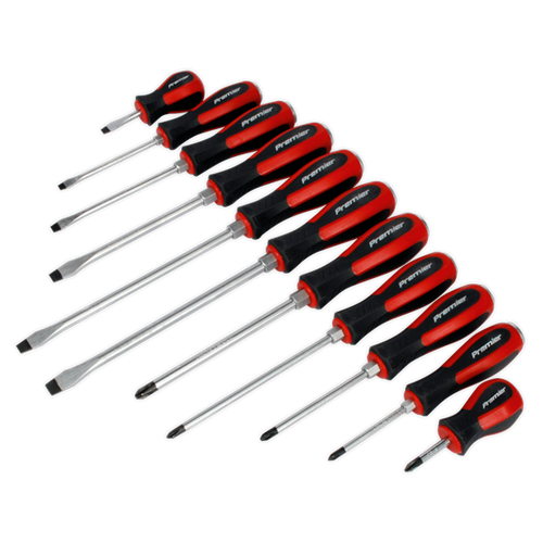 Sealey 11pc Hammer-Thru Screwdriver Set AK4933