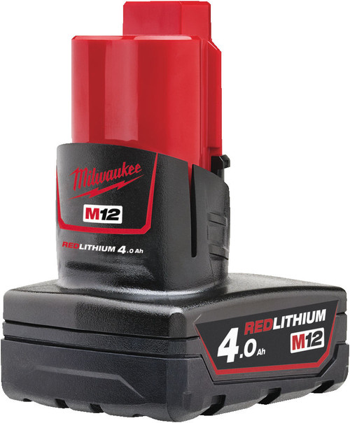 Milwaukee M12 4.0Ah Red Lithium-Ion Battery M12B4