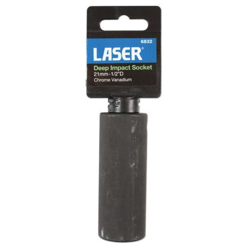 Laser Deep Impact Socket 1/2"D 21mm LA6832
