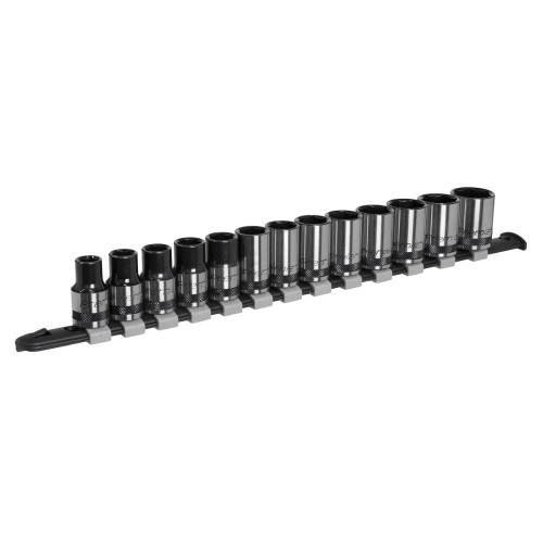 Sealey Socket Set 13pc 1/2"Sq Drive Metric - Black Series AK7994