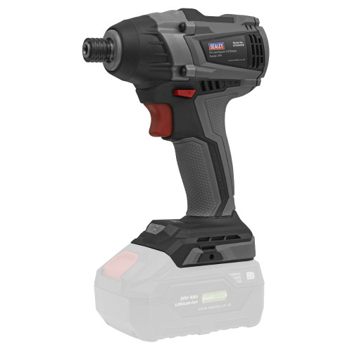 Sealey Brushless Impact Driver 20V SV20 Series 1/4"Hex 200Nm - Body Only CP20VIDX