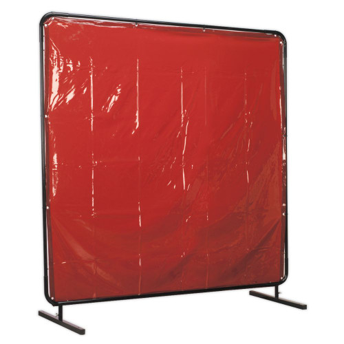 Sealey Workshop Welding Curtain to EN ISO 25980:2014 & Frame 1.8 x 1.75m SSP992