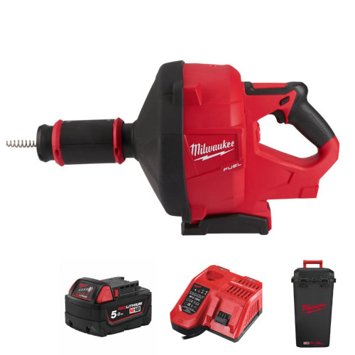 Milwaukee M18 Fuel Plumbing Drain Cleaner - Power Feed 10MM M18FDCPF10-501C