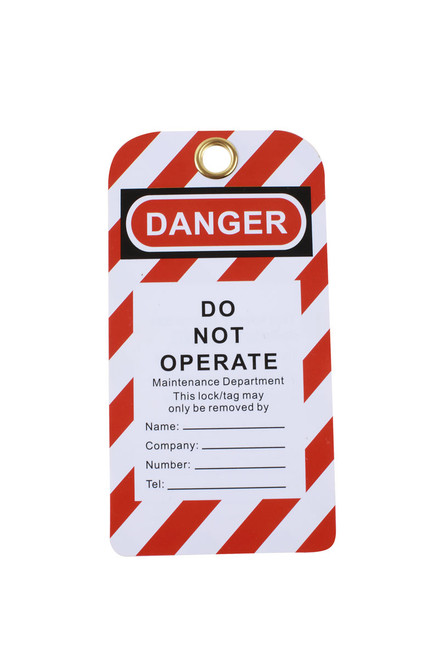 Laser Do Not Operate Lockout Tags 10pc LA7941