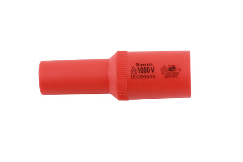 Laser Insulated Deep Magnetic Socket 3/8"D 8mm 7562