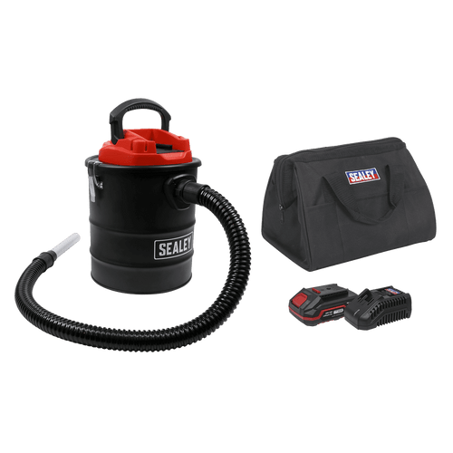 Sealey Handheld Ash Vacuum Cleaner 15L Kit 20V 2Ah SV20 Series CP20VAVKIT1